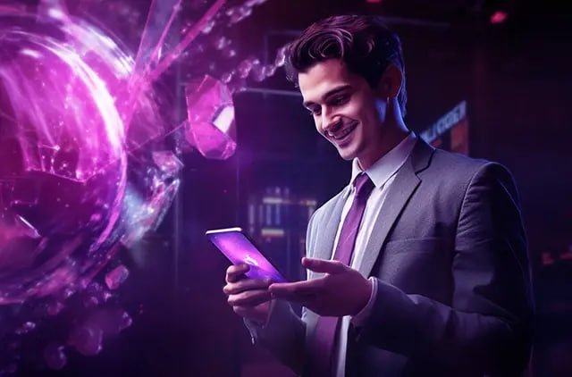 Suasana platform hiburan olahraga dan kasino online idr45 di layar smartphone